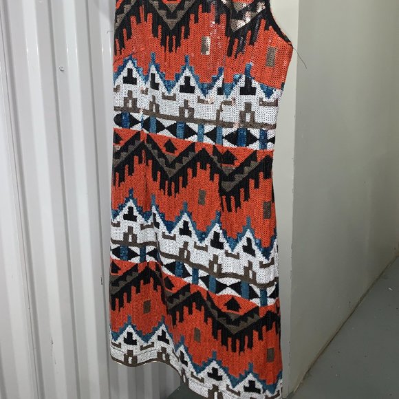 Multi-colored Sequin Dress - Picture 2 of 2
